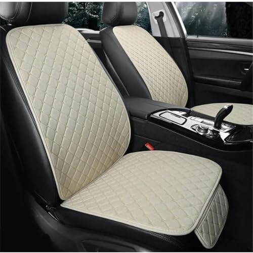 XIUDAM Auto Sitzbezüge für Focus MK3 ST-Line ST 2011-2018, Sitzauflagen Autositzschoner Sets Anti Rutsch Autositzauflage Sitzschutz Sitzunterlage Innenraum Zubehö, G/Beige von XIUDAM