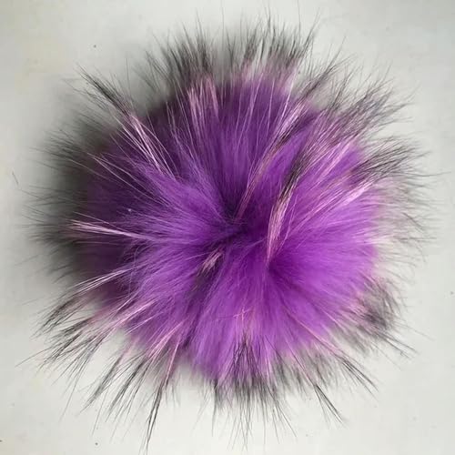 Große Größe 15 cm DIY   Echtpelz Pompoms   Pelz Pom Poms Bälle Natürliche Fell Pompon Für Hüte Taschen Schuhe Schals Zubehör von XIUPO