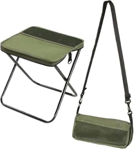 XIUWOUG Tragbarer Hocker for Bergsteigen Und Wandern, Faltbarer Rucksackhocker, Kleiner Faltbarer Hocker, Hält Bis Zu 150 Kg, Outdoor-Klappstuhl Mit Reißverschluss,Grün,Large XIUWOUG Tragbarer Hocker for Bergsteigen Und Wandern, Faltbarer Rucksackhocker, Kleiner Faltbarer Hocker, Hält Bis Zu 150 Kg, Outdoor-Klappstuhl Mit Reißverschluss,Grün,Large von XIUWOUG