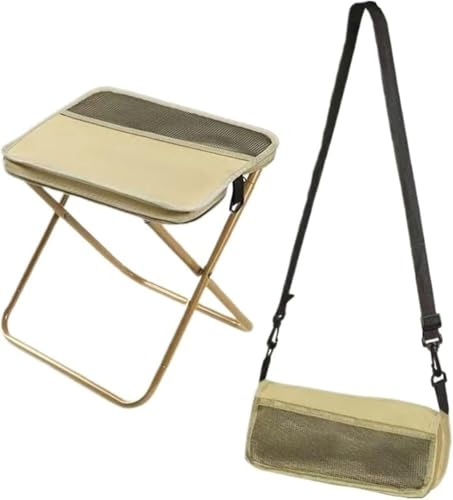 XIUWOUG Tragbarer Hocker for Bergsteigen Und Wandern, Faltbarer Rucksackhocker, Kleiner Faltbarer Hocker, Hält Bis Zu 150 Kg, Outdoor-Klappstuhl Mit Reißverschluss,Khaki,Small XIUWOUG Tragbarer Hocker for Bergsteigen Und Wandern, Faltbarer Rucksackhocker, Kleiner Faltbarer Hocker, Hält Bis Zu 150 Kg, Outdoor-Klappstuhl Mit Reißverschluss,Khaki,Small von XIUWOUG