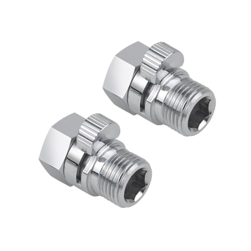 2 Stück Duschumstellventil, Absperrventil aus massivem Messing for Bidet-Sprüher oder Duschkopfventil for Handbrause für Duschkopf, Badezimmer 2 Stück Duschumstellventil, Absperrventil aus massivem Messing for Bidet-Sprüher oder Duschkopfventil for Handbrause für Duschkopf, Badezimmer von XIUsheUA
