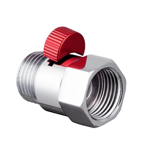 Duschumstellventil, Absperrventil aus massivem Messing for Bidet-Sprüher oder Duschkopf, Badewannen-Wasserhahn-Zubehör für Duschkopf, Badezimmer(Color 4) von XIUsheUA