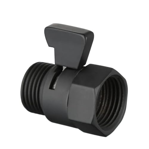 Duschumstellventil, Absperrventil aus massivem Messing for Bidet-Sprüher oder Duschkopf, Badewannen-Wasserhahn-Zubehör für Duschkopf, Badezimmer(Color 8) von XIUsheUA