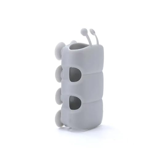 Saugnapfhalterungen Silikon-Duschkopfhalter Wiederverwendbare abnehmbare Wandaufbewahrung Regal Rack Feste Basis for Badezimmerzubehör für Badezimmer, Dusche(Grey) von XIUsheUA