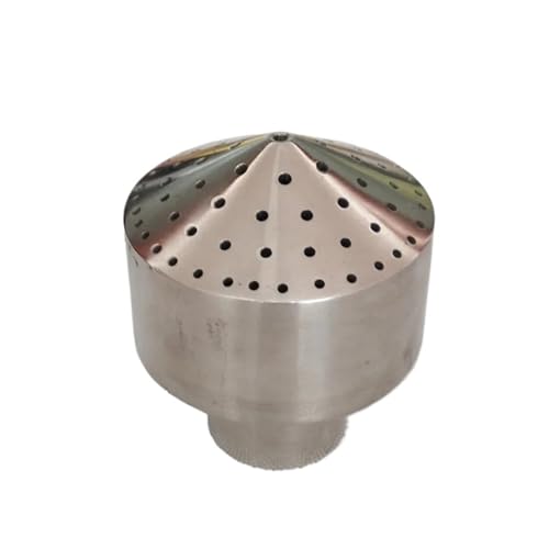 XIUsheUA 1/2 "3/4" 1 "Messing Edelstahl Feuerwerk Brunnen Düse Sprinkler Sprühkopf Teich Pool Brunnen Vorhang von Regen Brunnen Düse für Garten, Innenhof(1 (304SS)) von XIUsheUA