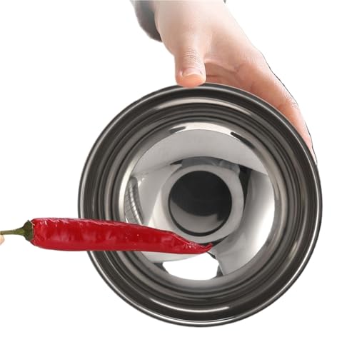 XIUsheUA Schüssel aus rostfreiem Stahl Edelstahlschüssel, Edelstahl-Rührschüsseln, 10er-Pack, doppelwandiges, isoliertes Snack-Schüssel-Set aus Metall, 4,7 Zoll von XIUsheUA