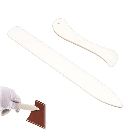 XIWUPO Falzbein Für Papier, Falzbein, Pfalzbein, Falzbein Knochen, Falzbein Naehen, Falzbein Fuer Pappe, Falzbein Fuer Papier Knochen, Für Papier, Buchbinden Und Kartenherstellung, 2stück von XIWUPO