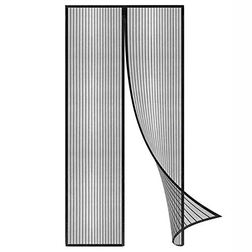 Fliegengitter Magnetvorhang Für Türen Fliegengitter Für Fenster - Insektenschutz Zuschneidbar - Mückenschutz Ohne Bohren - Fliegen Netz Anthrazit von XIYE