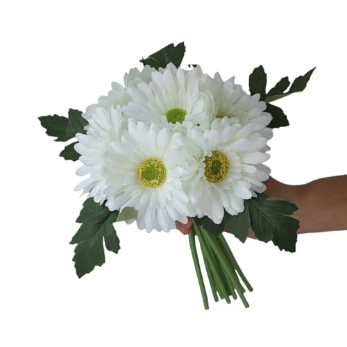 XIYUAN 15 Stück Künstliche Gerbera Gänseblümchen Blumen Gefälschte Gänseblümchen Faux Boho Gänseblümchen Blumen Blumenstrauß 24,9 cm DIY Blumenstrauß für Hochzeit für Haus Garten Party Hochzeit XIYUAN 15 Stück Künstliche Gerbera Gänseblümchen Blumen Gefälschte Gänseblümchen Faux Boho Gänseblümchen Blumen Blumenstrauß 24,9 cm DIY Blumenstrauß für Hochzeit für Haus Garten Party Hochzeit von XIYUAN