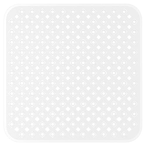 XIYUNTE Duschmatte rutschfest 53x53 cm Duscheinlage rutschfest schimmelresistent Antirutschmatte Dusche mit Saugnapf Badewannenmatte BPA Frei Maschinenwaschbar von XIYUNTE