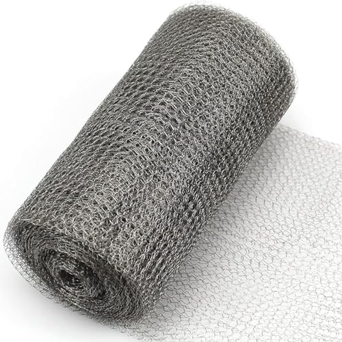 Drahtgeflecht 4 m Edelstahlgeflecht Drahtgitter Edelstahl Maschendraht 20cm x 4m Drahtgeflecht Feinmaschig Nagetier Mesh Insektenschutzgitter für Nagetiere Fenstergitter von XIZAO