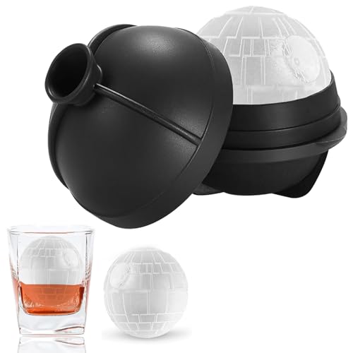 Eiswürfelform Star Wars Todesstern Ball Eiswürfelform 7 cm Runde Silikon Eiskugelform für Whiskey Bourbon Cocktails Eiswürfelform Star Wars Todesstern Ball Eiswürfelform 7 cm Runde Silikon Eiskugelform für Whiskey Bourbon Cocktails von XIZAO