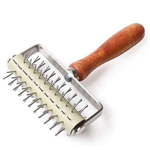 Edelstahl Pizzateig Docker Edelstahl Nadelroller Pizza Puncher Pizza Brot Pin Puncher Pizza Rad von XIZHI