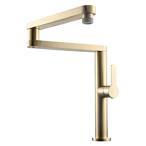 Deck Mount Potfüller Messing, Küchenspüle Potfüller Wasserhähne, eingriff ein Loch Küchenarmatur, Küchenmischer Tipp, Faltspüle Wasserhahn 2 Funktionen, e Deck Mount Potfüller Messing, Küchenspüle Potfüller Wasserhähne, eingriff ein Loch Küchenarmatur, Küchenmischer Tipp, Faltspüle Wasserhahn 2 Funktionen, e von XJEIVJIC