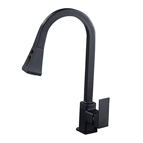 Kitchen Taps with Pull Out Spray Hot and Cold Retractable Brass 360° Rotation Two Functions Kitchen Sink Faucet-Chrome Kitchen Taps with Pull Out Spray Hot and Cold Retractable Brass 360° Rotation Two Functions Kitchen Sink Faucet-Chrome von XJEIVJIC