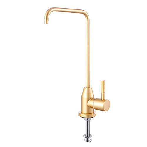 Küchenhahnmischer Trinkwasser Golden Wasserreiniger Wasserhahn direkt trinken Edelstahl Wasserfilter Tap-a Küchenhahnmischer Trinkwasser Golden Wasserreiniger Wasserhahn direkt trinken Edelstahl Wasserfilter Tap-a von XJEIVJIC