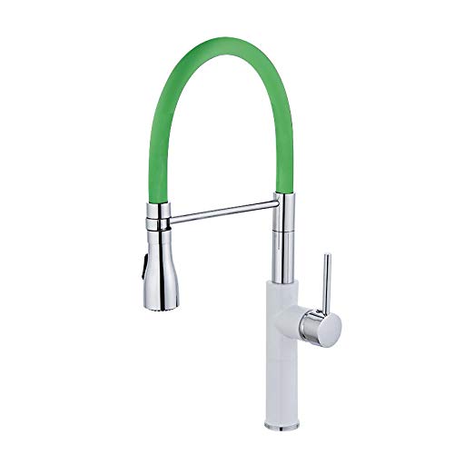 Wasserhähne, Küchenarmatur und Chrom Küchenspüle Kran Deck Montierung Down Dual Sprühdüse Heißkaltmixer Wasser Wasserhähne/Orange Wasserhähne, Küchenarmatur und Chrom Küchenspüle Kran Deck Montierung Down Dual Sprühdüse Heißkaltmixer Wasser Wasserhähne/Orange von XJEIVJIC
