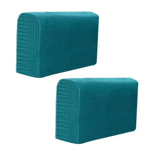XJHKG Sofa Armlehne Abdeckungen, Armlehnenschoner für Stuhl Sofa Sessel Couch(Teal,2 PCS) von XJHKG