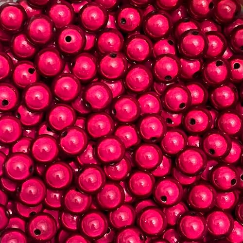 XJHNB 60/100/300/600 Stück reflektierende Perlen, 3D-Illusion, Wunderperlen, 4–30 mm, Stickerei, Acrylperlen für die Schmuckherstellung, hübsch unter Licht - Rotwein,12mm 60Stk XJHNB 60/100/300/600 Stück reflektierende Perlen, 3D-Illusion, Wunderperlen, 4–30 mm, Stickerei, Acrylperlen für die Schmuckherstellung, hübsch unter Licht - Rotwein,12mm 60Stk von XJHNB