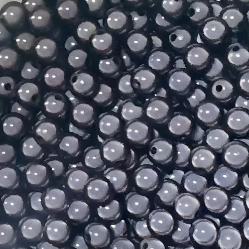 XJHNB 60/100/300/600 Stück reflektierende Perlen, 3D-Illusion, Wunderperlen, 4–30 mm, Stickerei, Acrylperlen für die Schmuckherstellung, hübsch unter Licht - Schwarz,8mm 200Stk XJHNB 60/100/300/600 Stück reflektierende Perlen, 3D-Illusion, Wunderperlen, 4–30 mm, Stickerei, Acrylperlen für die Schmuckherstellung, hübsch unter Licht - Schwarz,8mm 200Stk von XJHNB