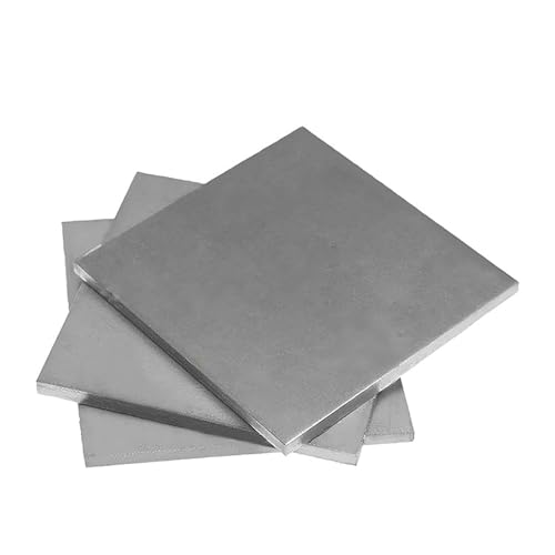 XJJDCB 3 Stück TA1 Reine Titanplatte, 100 mm x 100 mm für Heimwerker- und Bastelprojekte,2.5 * 100 * 100mm von XJJDCB