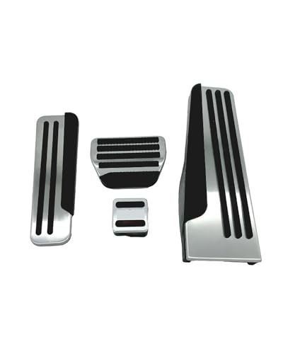XJJJWL Anti-Rutsch-Pedal Für Infiniti G25 G35 G37 Q50 Q60 EX25 QX50 QX70 EX FX M25 Q60S Accelerator Gas Bremspedal Fußstütze Fall Pads Trim Zubehör Bremspedal(Footrest and at 3pcs) von XJJJWL