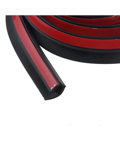 XJJJWL Auto Fensterdichtung EPDM Gummi Weatherstrip Auto Tür Dichtung Streifen Big D Kleine DZP Typ wasserdichte Schalldämmung Schalldichte Auto Dichtung Klebstoff Autotürdichtung(P) von XJJJWL