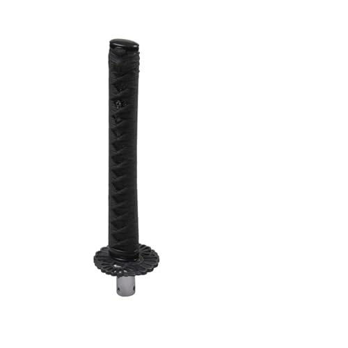 XJJJWL Für Toyota Für Ford Für Passat Universal 26 cm Auto Katana Samurai Schwert Schaltknauf Shifter Rot Schwarz(02-All Black) von XJJJWL