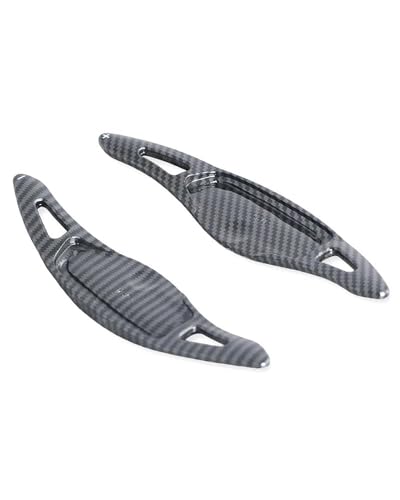 XJJJWL Lenkräder Schaltwippen Für Kia Für Stinger 2017 2018 2019 2020 Auto ABS Paddle Shifter Lenkrad Schaltwippen Erweitert Verlängerung Schaltwippen(Carbon Fiber) von XJJJWL