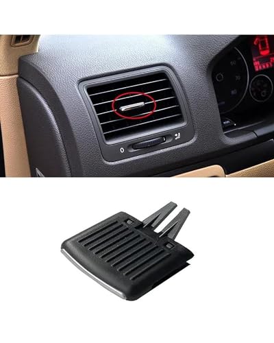 XJJJWL Grille Vent Klimaanlage Für Sagitar Für Jetta MK5 Für Golf Für 5 Für GTI Auto-Styling Auto Front Dash AC Air Vent Outlet Silde Einstellclip Grill Pick(Left 1pc) von XJJJWL