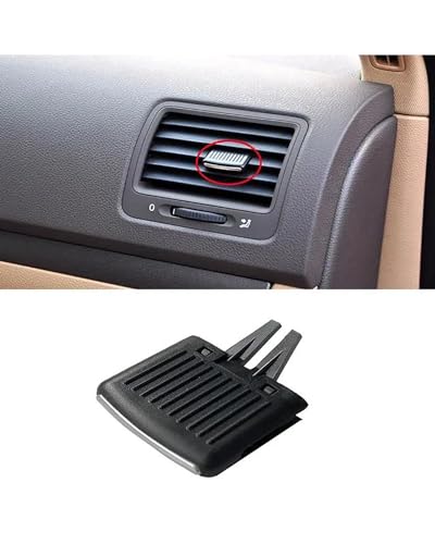 XJJJWL Grille Vent Klimaanlage Für Sagitar Für Jetta MK5 Für Golf Für 5 Für GTI Auto-Styling Auto Front Dash AC Air Vent Outlet Silde Einstellclip Grill Pick(Right 1pc) von XJJJWL