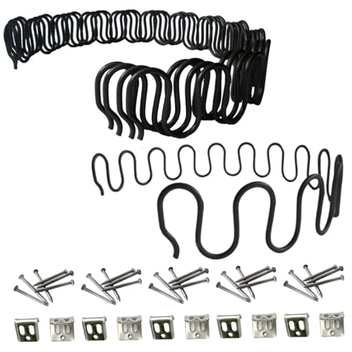 5pcs Couch Feder Reparaturkit 22 '' Arch Anti-Rust Feder-Stahl-Couch Reparaturkit einfach Installieren Sie elastische Absagging-Stütze mit gebogenen Back-Enden zur Reparatur von Sofa, SAFING-Stütze 5pcs Couch Feder Reparaturkit 22 '' Arch Anti-Rust Feder-Stahl-Couch Reparaturkit einfach Installieren Sie elastische Absagging-Stütze mit gebogenen Back-Enden zur Reparatur von Sofa, SAFING-Stütze von XJKLBYQ