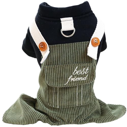Hund Jumpsuit, stilvolle Overläufe Klassische Hundekleidung klassisch atmungsaktives Welpen -Outfit für Hochzeiten, Reisen, Partys, Welpenkleidung von XJKLBYQ