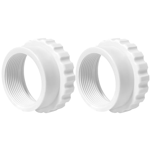 XJKLBYQ 2PCS Pool Fountain Adapter, 2 Zoll PVC -Leckschutzverbindungsverbindungsansatz für Pool - -Strahlfontain, einfache Installation von XJKLBYQ