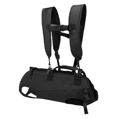 XJKLBYQ Hunde-Rucksackträger, verstellbare Freisprechfreakon-Hunde-Wanderrucksack mit Tasche für Reise/Wanderung/Radfahren/Camping/tägliches Gehen (mittel) von XJKLBYQ