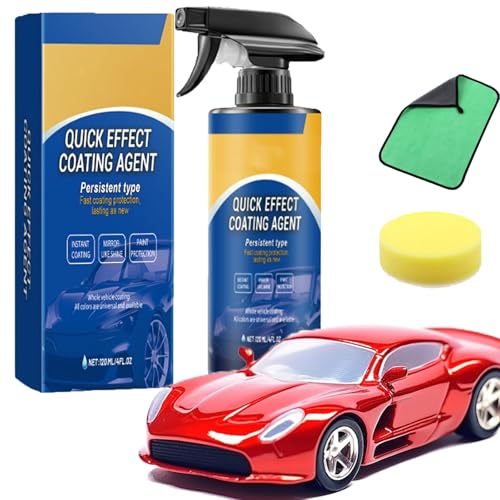 Glukaro Wasserdichte Beschichtung Auto, Quick Effect Coating Agent for Car, Quick Effect Spray, Multifunctional Coating Renewal Spray (1pcs) von XJQ