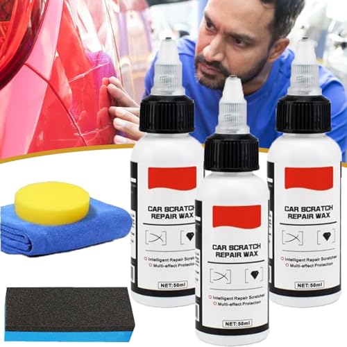 V-Vaxy FlüSsigglas FüR Autolack, V Vaxy Car Scratch Repair Wax, Ultimativer Farbwiederhersteller Auto, Liquid Glass Car Polish, Nartionwant Ultimate Paint Restorer (3pcs) von XJQ