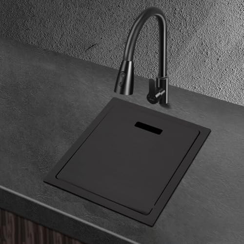 XJTNLB Einbauspüle Schwarz Camping Spülbecken mit Abdeckung Spüle 280X420 Edelstahl Spülbecken Küche Rechteckig XJTNLB Einbauspüle Schwarz Camping Spülbecken mit Abdeckung Spüle 280X420 Edelstahl Spülbecken Küche Rechteckig von XJTNLB
