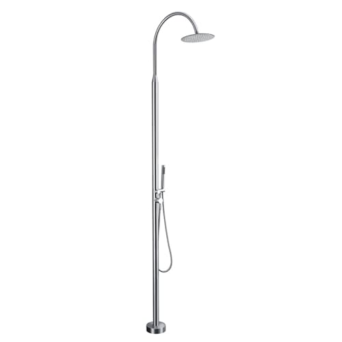 XJTNLB Freistehende Gartendusche Gebürstet Garten Dusche Outdoor Edelstahl Pool Dusche Juist Gebürstetem Edelstahl 304 XJTNLB Freistehende Gartendusche Gebürstet Garten Dusche Outdoor Edelstahl Pool Dusche Juist Gebürstetem Edelstahl 304 von XJTNLB