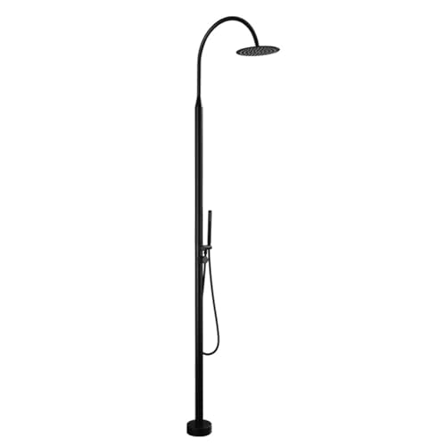 XJTNLB Freistehende Gartendusche Schwarz Garten Dusche Outdoor Edelstahl Pool Dusche Juist Gebürstetem Edelstahl 304 XJTNLB Freistehende Gartendusche Schwarz Garten Dusche Outdoor Edelstahl Pool Dusche Juist Gebürstetem Edelstahl 304 von XJTNLB