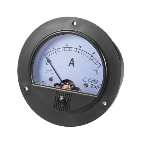 65C5 Analoges Strom-Panel-Meter DC 0-10A 65C5 Amperemeter for Schaltungsprüfung Ladebatterie Ampere Tester Messgerät(200A(75MV)) von XJTZFJCZU