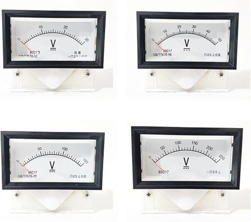 85C17 Zeigertyp DC-Voltmeter 5V10V20V30V50V100V500V Spannungsanzeige Messgerät Voltmeter(DC0-30V) von XJTZFJCZU