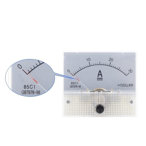 N64R-30A DC Voltmeter Zeiger Analog Amperemeter Panel Meter N64R-30A DC Voltmeter Zeiger Analog Amperemeter Panel Meter von XJTZFJCZU