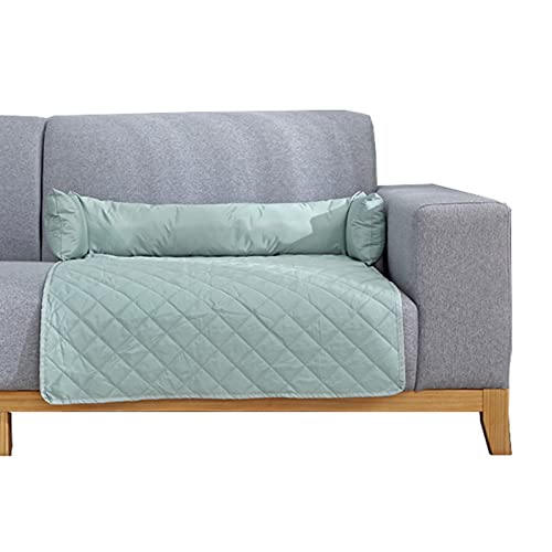 XJZM Pet's Hundedecke Waschbar, Couchkissen, Sofaschutz, Hundebett für Kleine Mittelgroße Grosse Hunde Katzen, Dauerhaft Hundecouch rutschfest Hundekissen (75 * 120 * 15CM,Grün) von XJZM