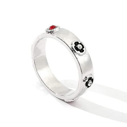 XJruixi Anime Howl’s Moving Castle Ring Hayao Miyazaki Cosplay Howl Silver Cosplay Ring Jewelry Gifts for Girlfriend and Boyfriend von XJruixi