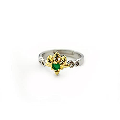 XJruixi Game Genshin Impact Ring Venti Xiao Tartaglia Zhongli Albedo Cosplay Unisex Adjustable Rings Jewelry Gift Prop Accessories von XJruixi