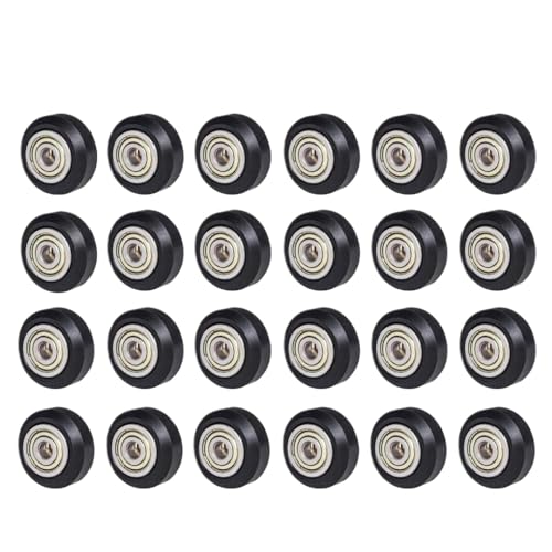 XKBTMIFQ 1 5 10 24 pcs Kunststoffrad mit Lagerscheibe mit Lagerscheibe Kompatibel mit V-Slot-Aluminiumprofil kompatibel mit 3D-Drucker-Ender3 V2 Big Small CNC Perlin Räder XKBTMIFQ 1 5 10 24 pcs Kunststoffrad mit Lagerscheibe mit Lagerscheibe Kompatibel mit V-Slot-Aluminiumprofil kompatibel mit 3D-Drucker-Ender3 V2 Big Small CNC Perlin Räder von XKBTMIFQ