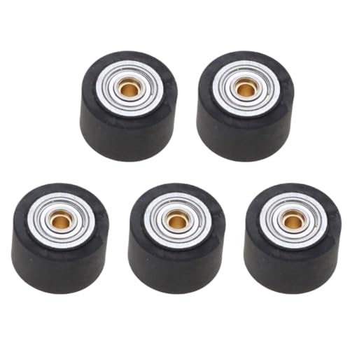 XKBTMIFQ 5 Prise Roller Push Wheel Rollersatz Ersatz kompatibel mit Mimaki Roland Camm Graphtec CE5000 120 Liyu Cutters Passt H8WD -Modell(4x10x14mm) von XKBTMIFQ