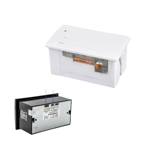 XKBTMIFQ 58mm Thermoseempfänger Drucker Cashhino 58 mit RS232 TTL USB 2 -Zoll -Panel -Mount, kompatibel mit Point of Sale -Systemen(White - R U -DC12V) von XKBTMIFQ