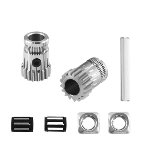 XKBTMIFQ Dual Drive Gear Extruder Kit kompatibel mit i3 3D -Drucker Drive -Kit Btech Upgrade 3D -Drucker -Zahnrad -Extruder -Ersatzteile(3 Set) von XKBTMIFQ